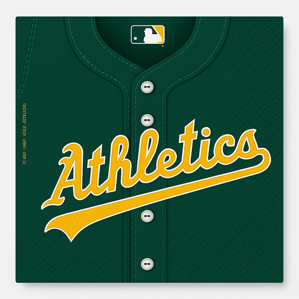 Oakland Athletics Lunch Napkins - MLB Licensed