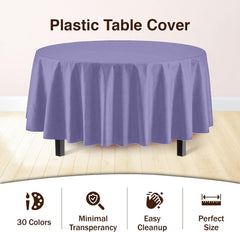 Round Lavender Table Cover