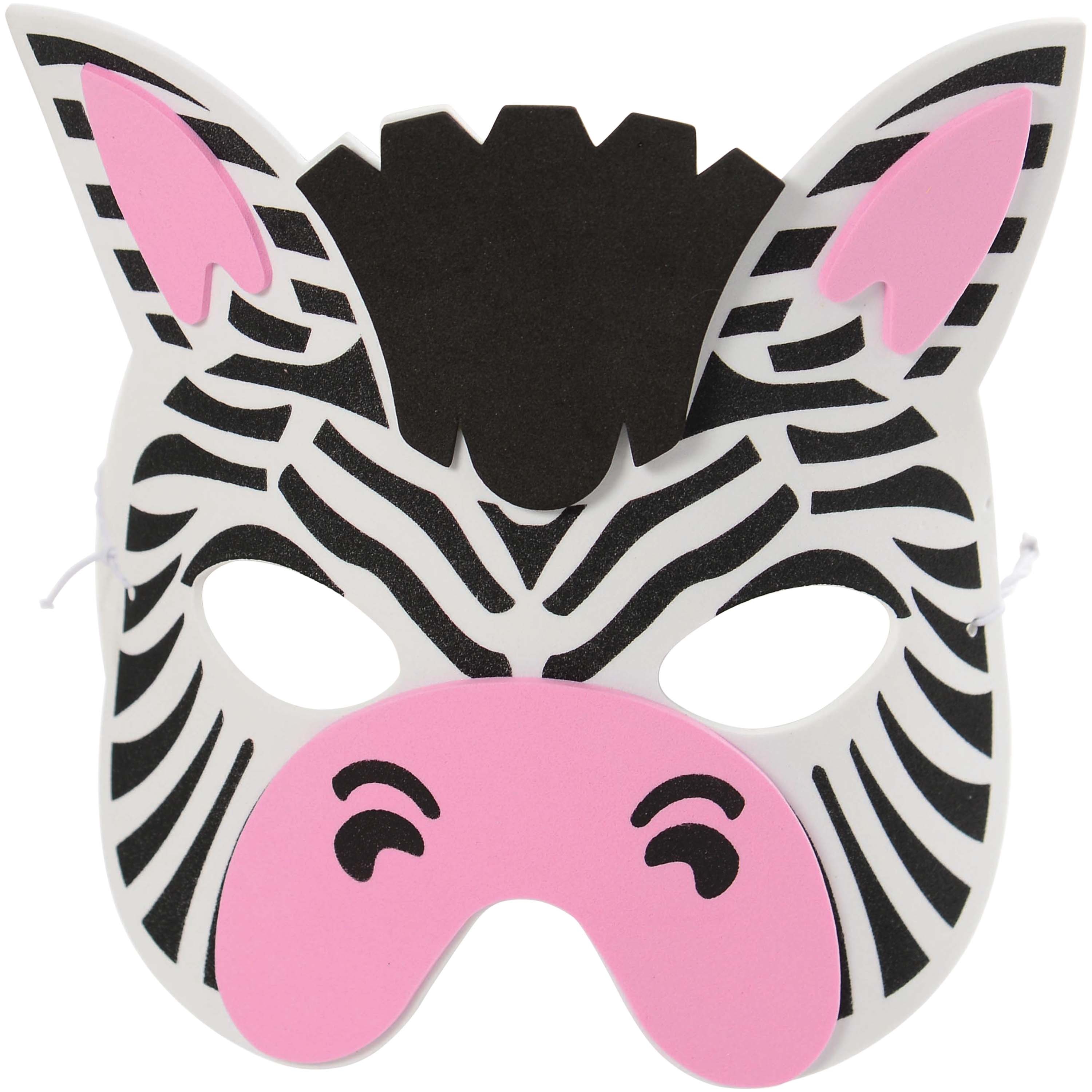 Wild Animal Foam Masks - 12 Count