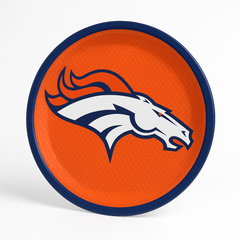 Denver Broncos 9" Round Paper Plates