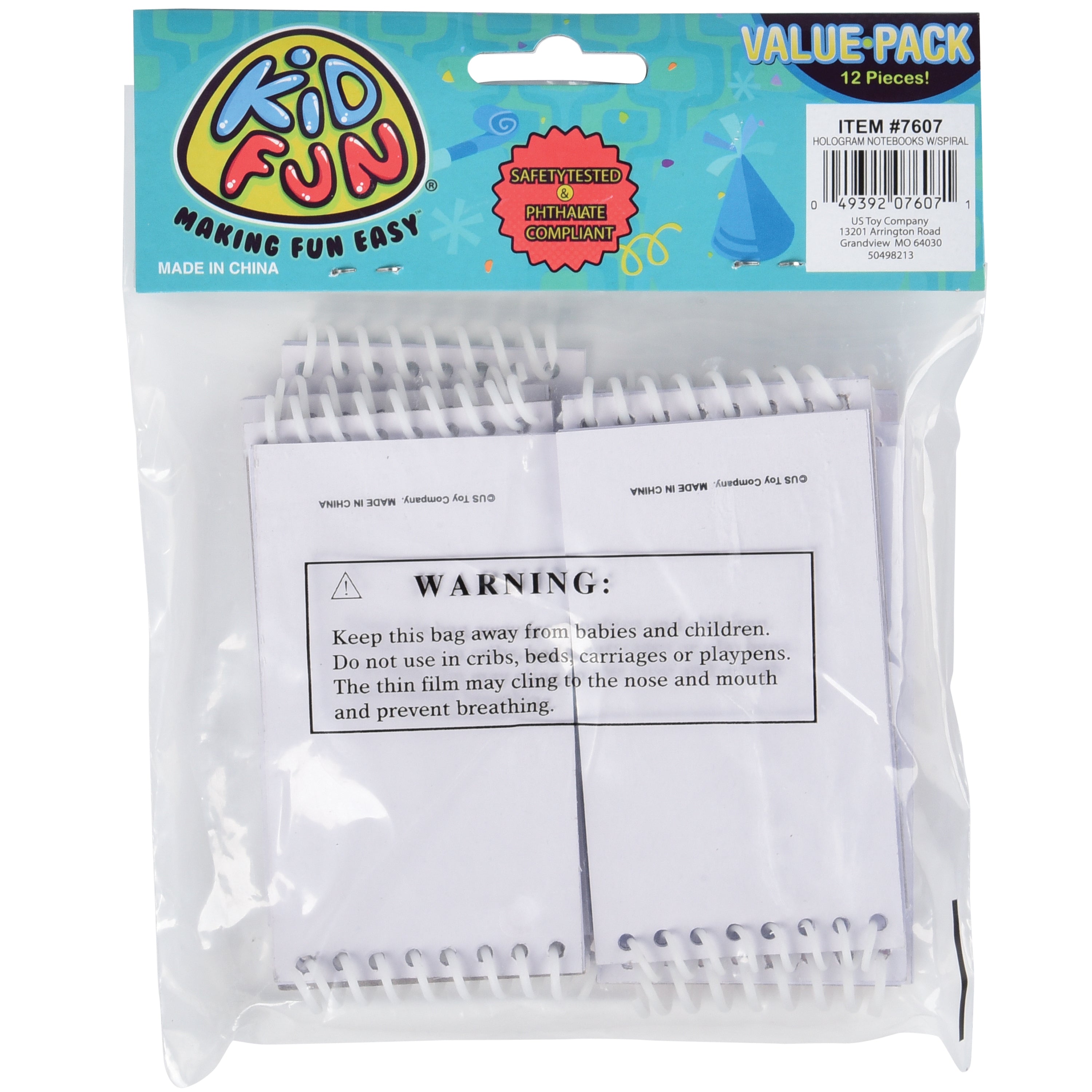 Hologram Notebooks - 12 Count