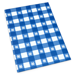 Red Gingham Plastic Table Cover - 54" x 108"