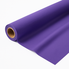 Versatile Purple Plastic Table Cover Roll - 40" x 100'