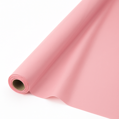 New Pink Plastic Table Cover Roll - 40" x 100'