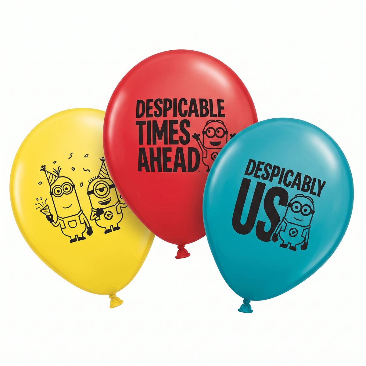 Despicable Me Latex Balloons - 12-Inch, 6-Pack