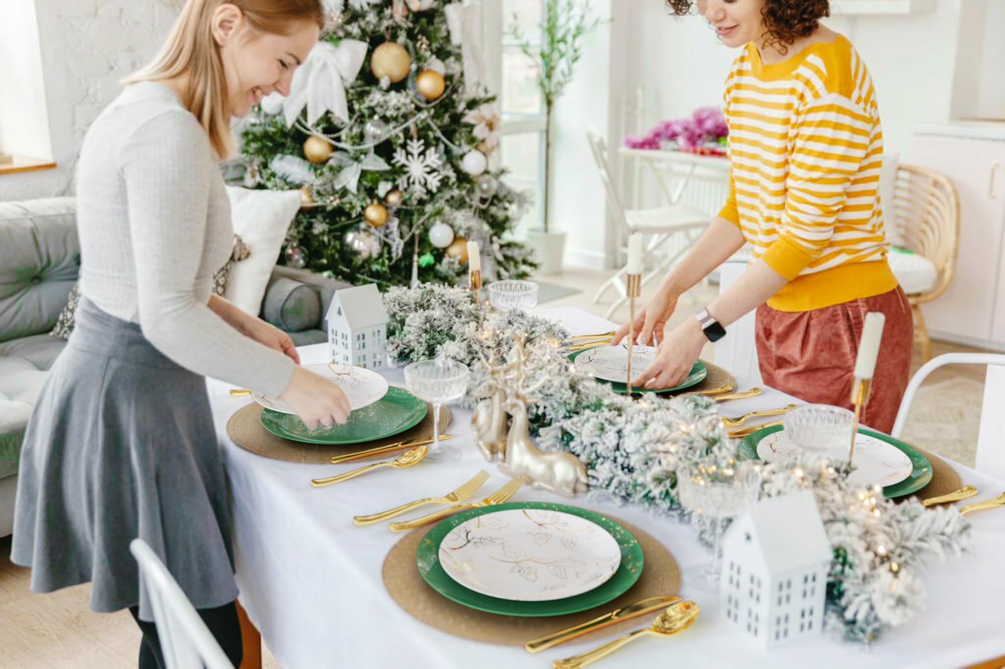 8 In. Matiz Design Plastic Plates | 120 Count