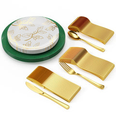 8 In. Matiz Design Plastic Plates | 10 Count