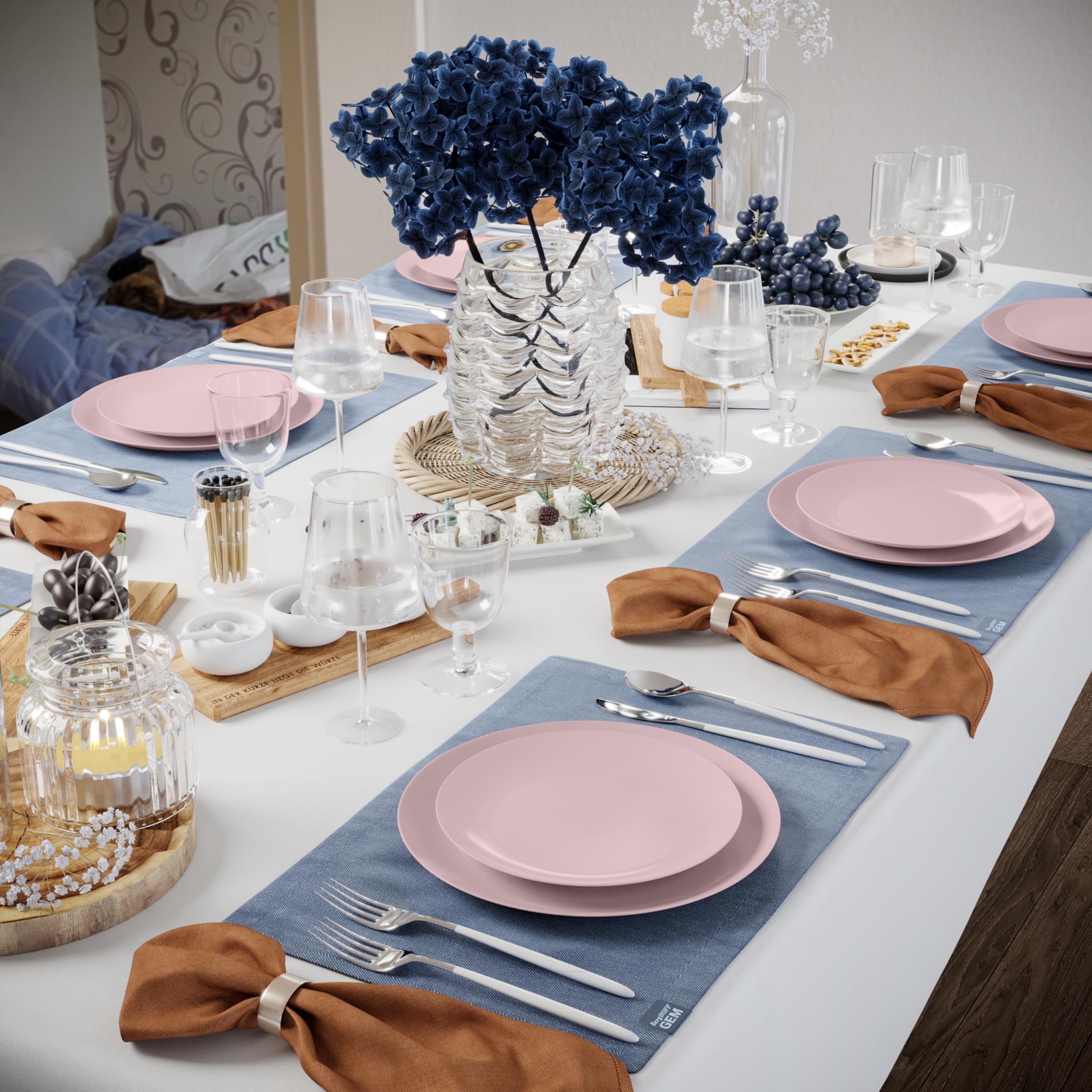 8 In. Potpourri Design Plates | 10 Count