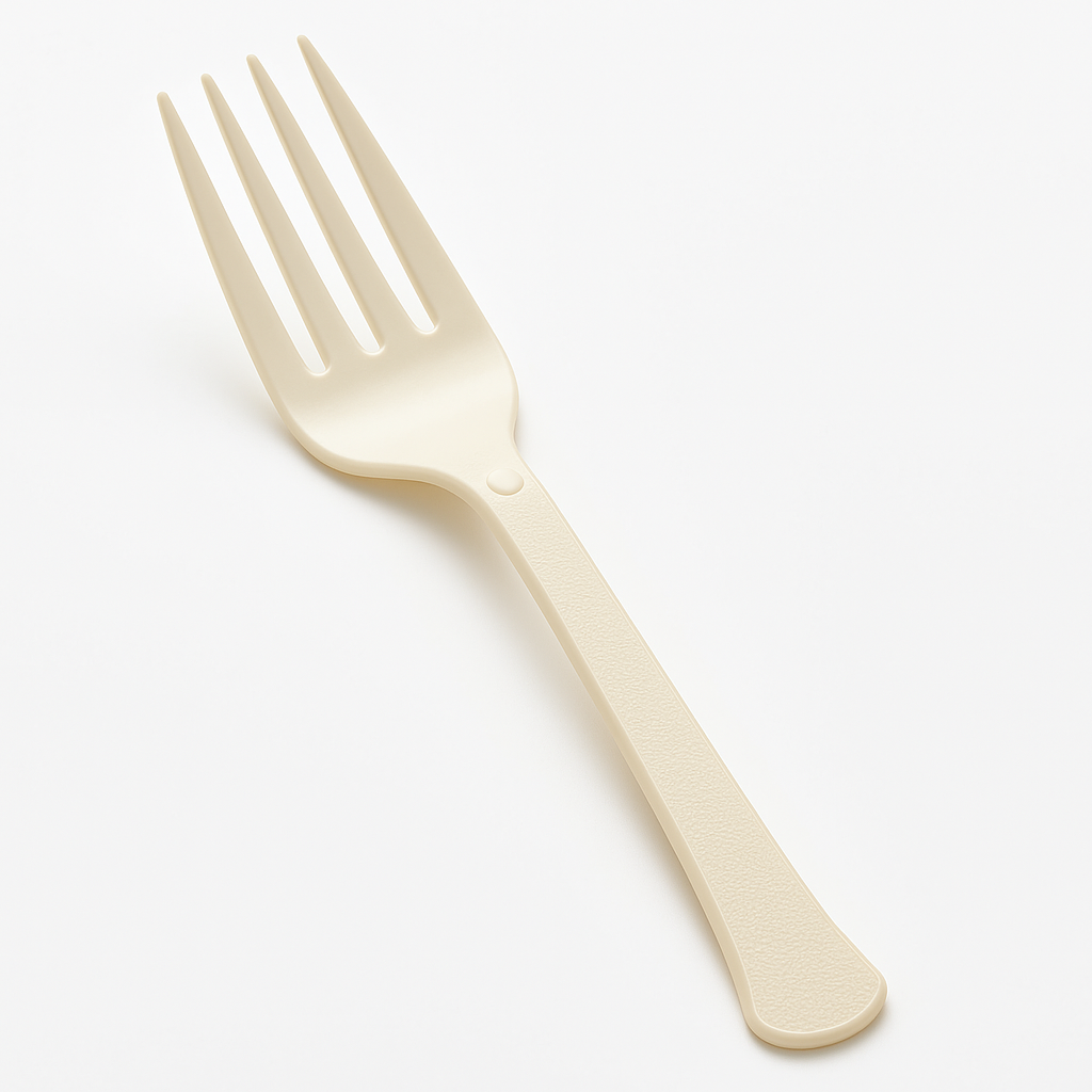 Vanilla Cr√®me Heavyweight Plastic Forks