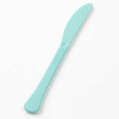 Robin's Egg Blue Heavyweight Plastic Knives