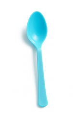 Caribbean Blue Plastic Spoon