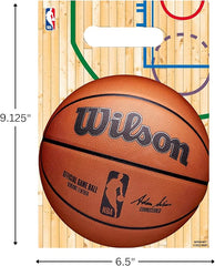 NBA Wilson Basketball Party Favor Loot Bags - 8 Pack