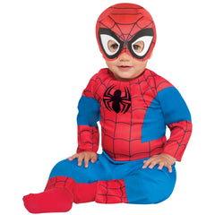 Infant Marvel Spider-Man Halloween Costume Jumpsuit with Mask