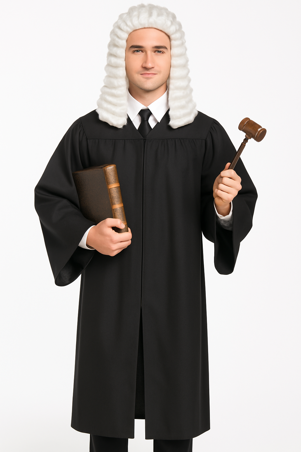 Adult Judge Robe Costume Accessory - Black, One Size