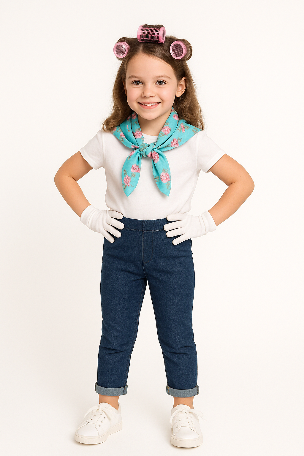 Charming Grandma Costume Kit for Kids