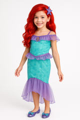 Kids' Ariel The Little Mermaid Costume - Disney Princess Dress