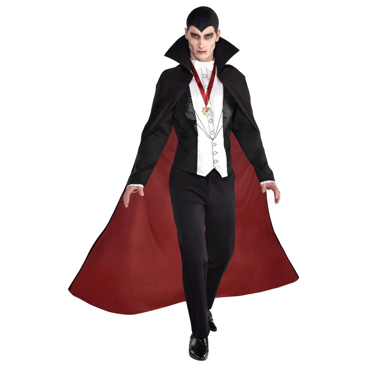 Classic Dracula Halloween Costume Cape Set