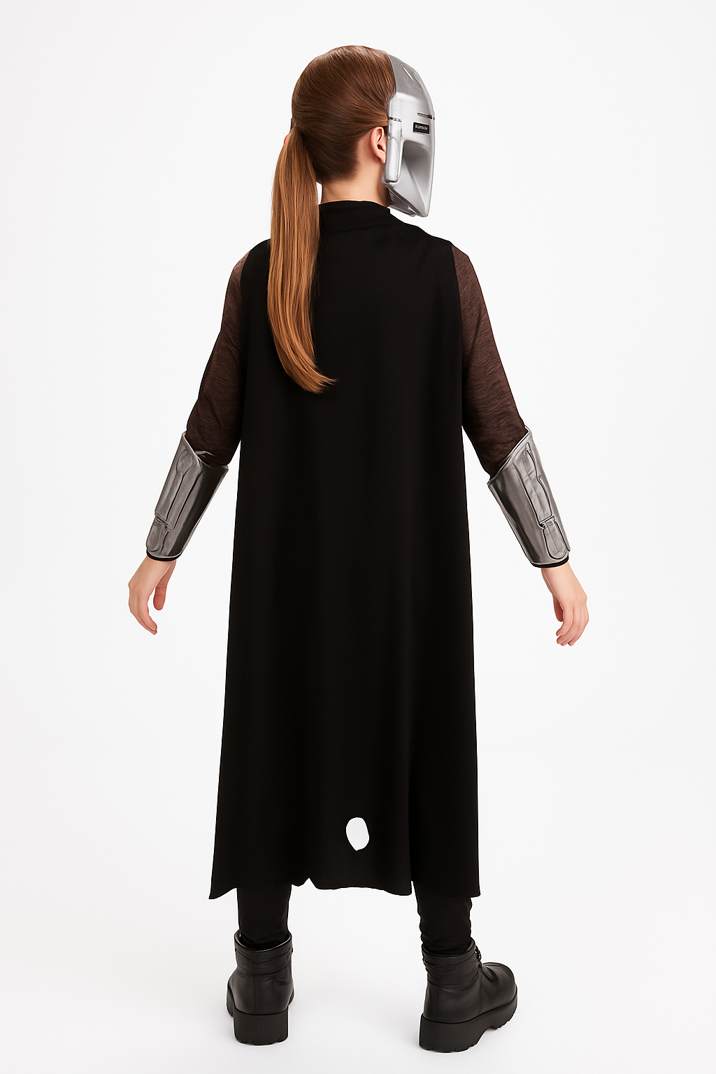 Kids' Mandalorian Halloween Costume with Mask and Cape