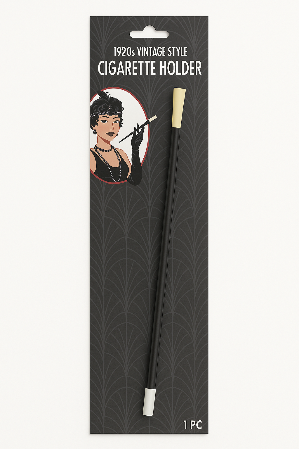 1920s Vintage Style Cigarette Holder - 11-Inch Costume Accessory