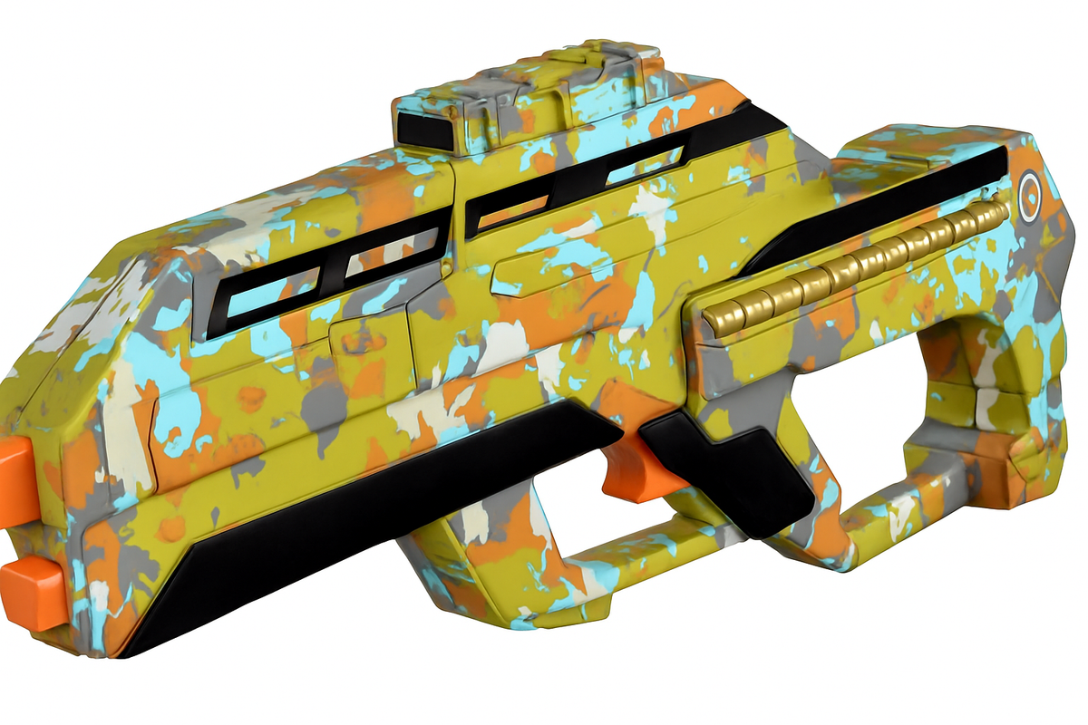 Gaming Camouflage Military Rifle Toy - 20" Halloween Costume Accessory