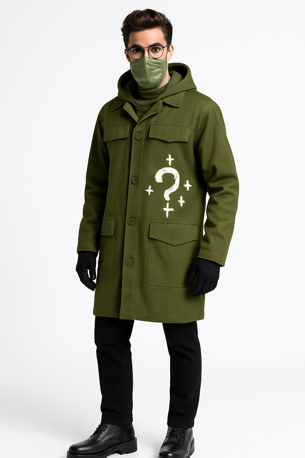 The Batman Riddler Costume Kit - Halloween Accessory Set