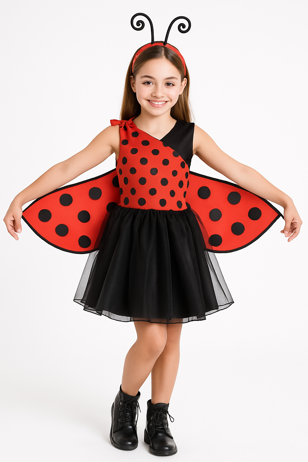 Enchanting Ladybug Girl Halloween Costume