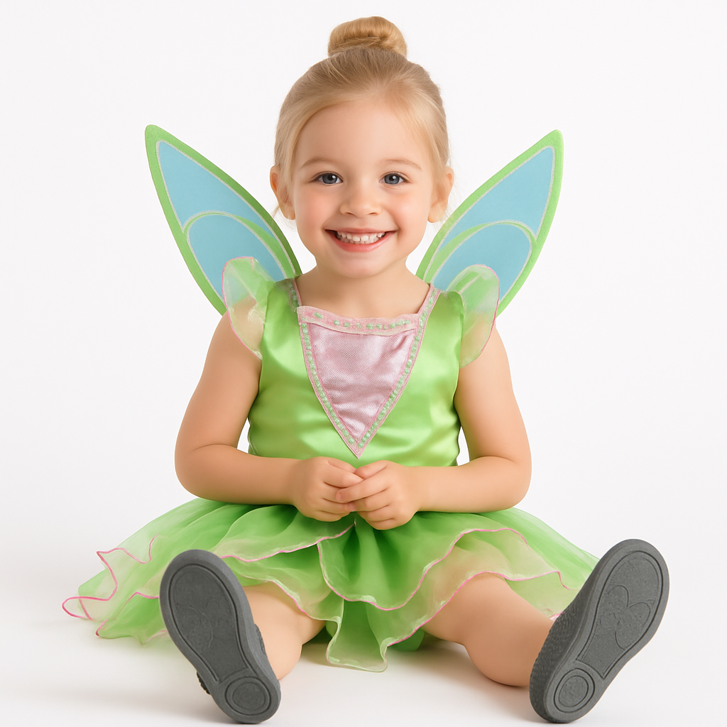 Disney Tinker Bell Halloween Costume for Toddlers & Kids with Wings