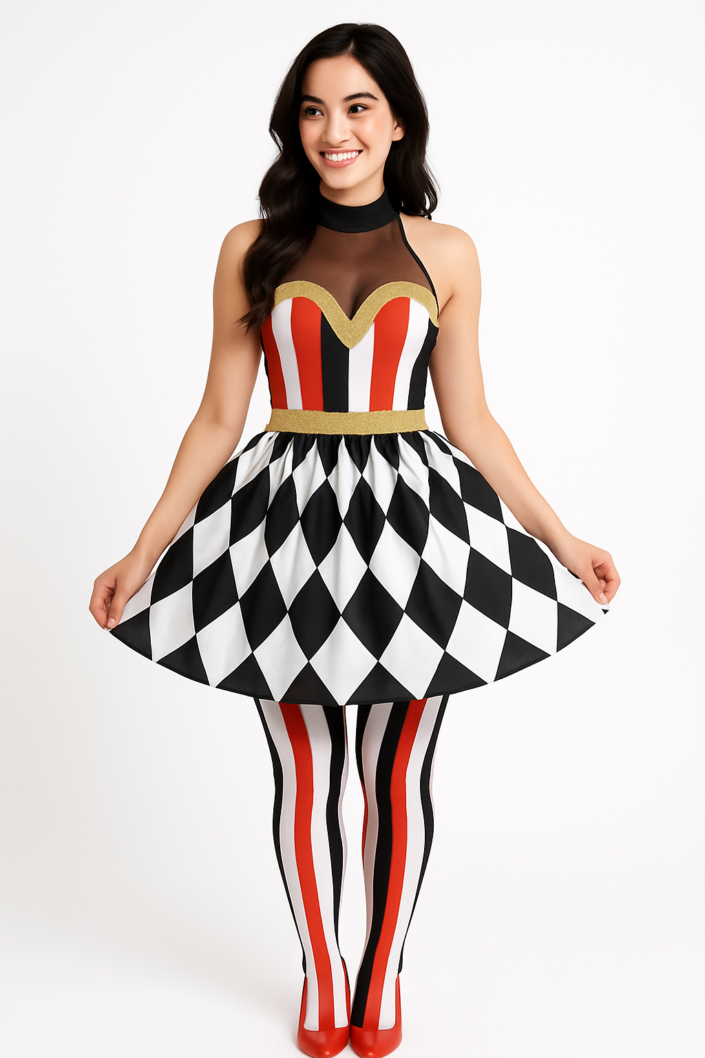 Women's Vintage Circus Skirt - Halloween Costume Accessory