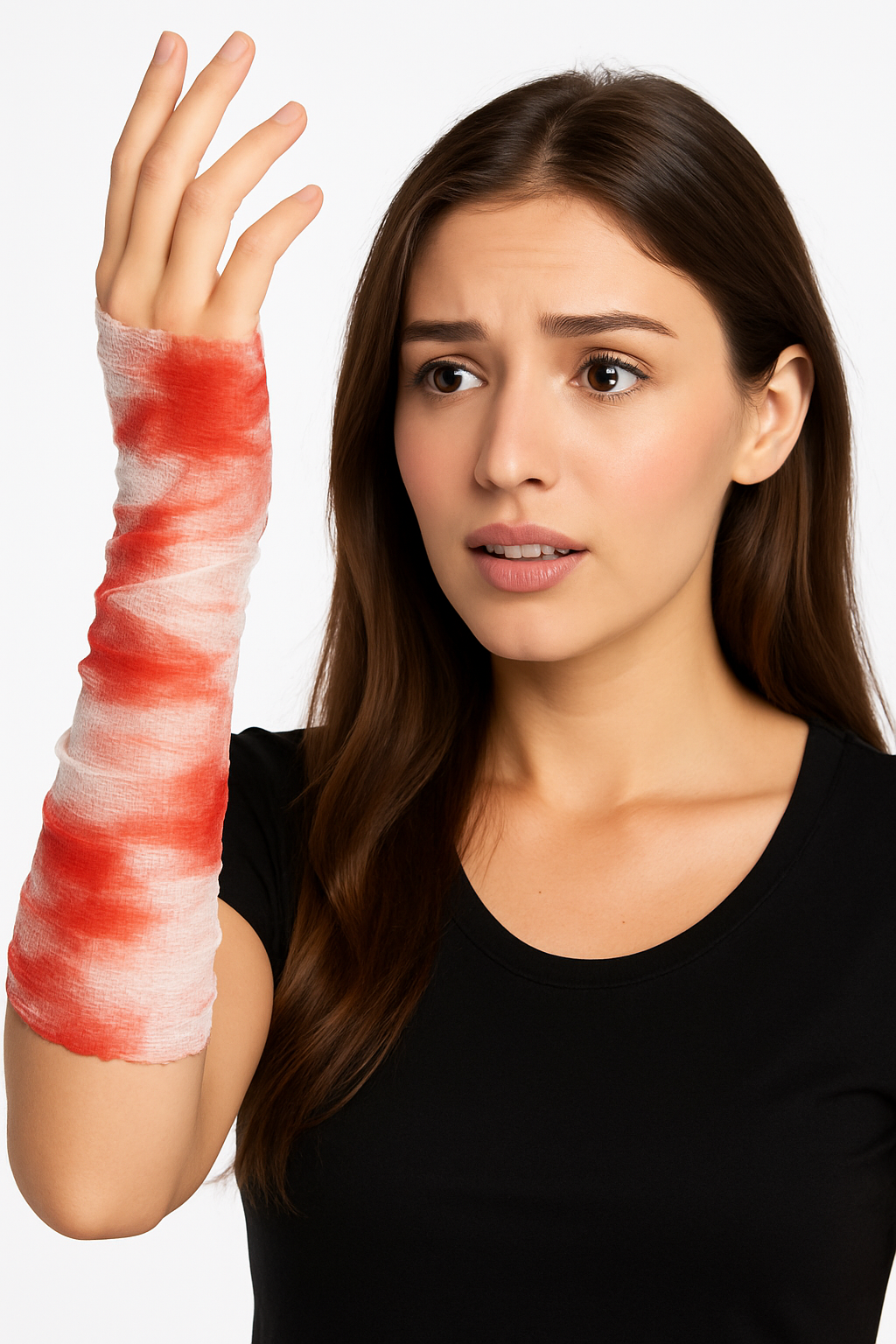 Halloween Bloody Gauze Roll - 5ft Costume Accessory