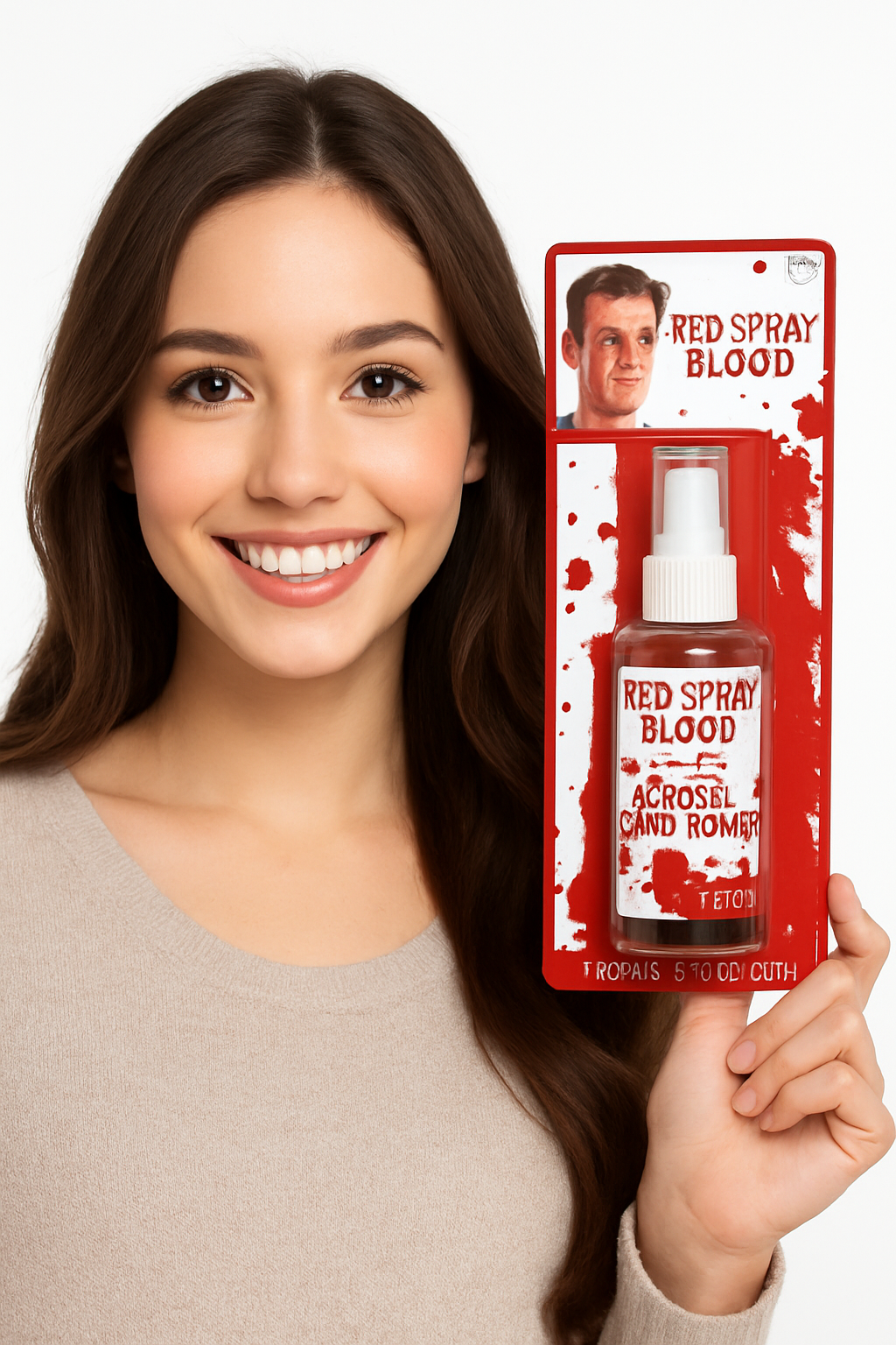 Blood Red Spray - Realistic Costume Accessory, 2 oz