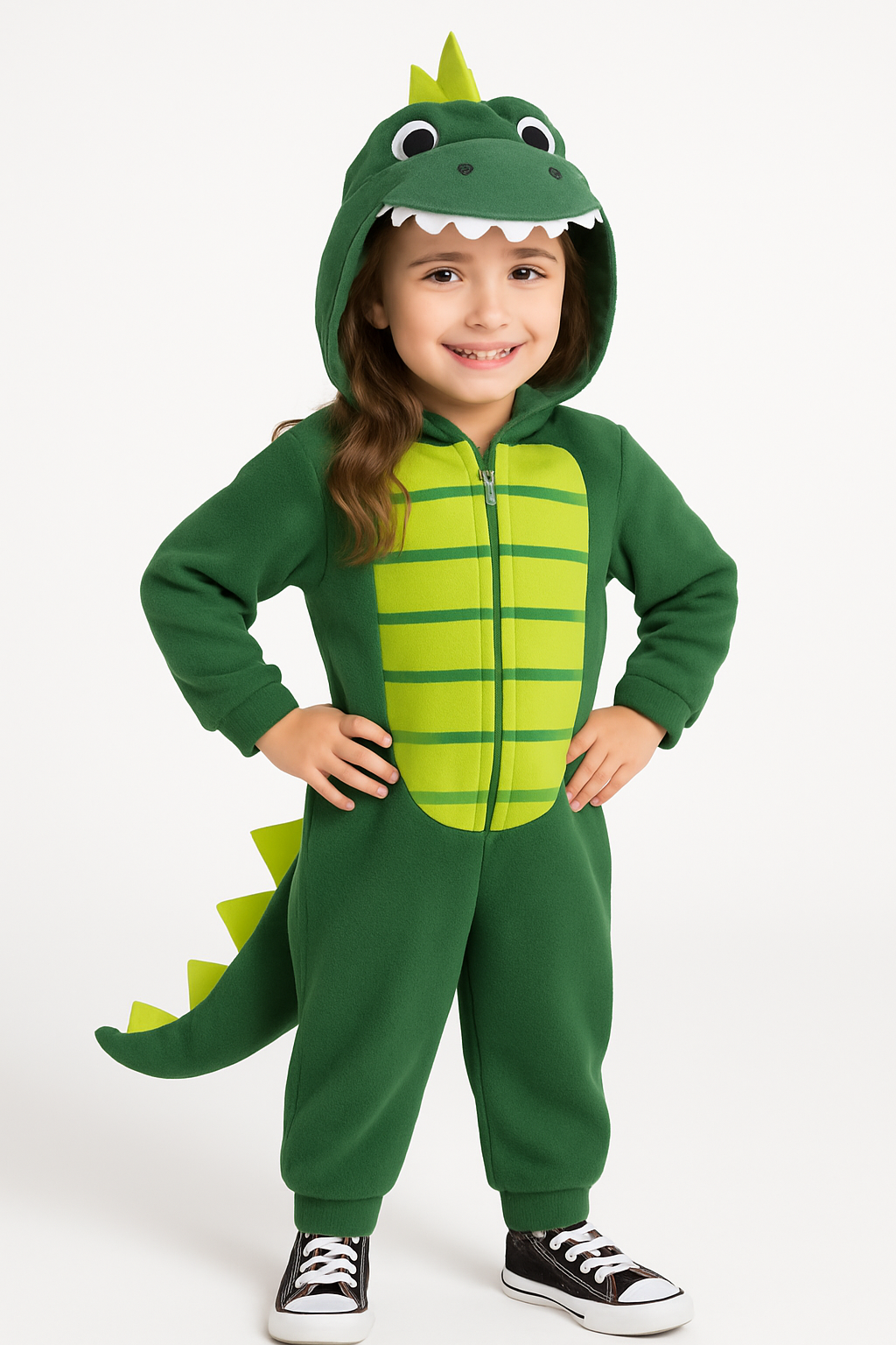 Toddler Dinosaur Zipster Halloween Costume Jumpsuit