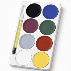 Multi-Color Makeup Kit for Year-Round Costume Fun