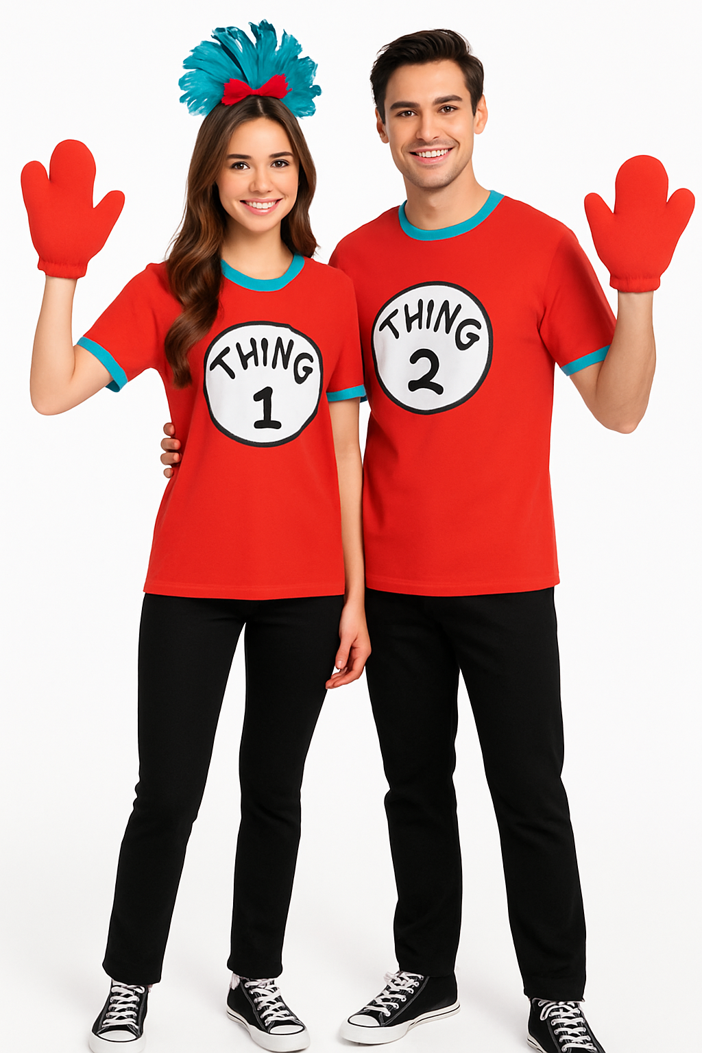 Dr. Seuss Thing 1 & Thing 2 Halloween Costume Kit