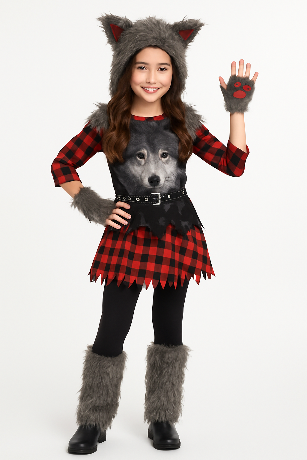 Kids' She-Wolf Halloween Costume