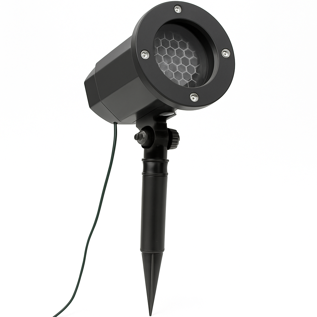 Festive Snowflake & Dots Christmas Projector Light