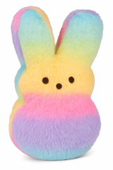 Easter Peeps Rainbow Bunny Plush Toy, 9-Inch