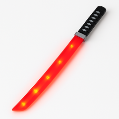 Red LED Ninja Toy Sword for Halloween