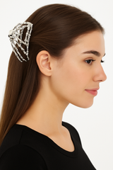 Spooky Skeleton Skull Claw Hair Clip - Halloween Accessory