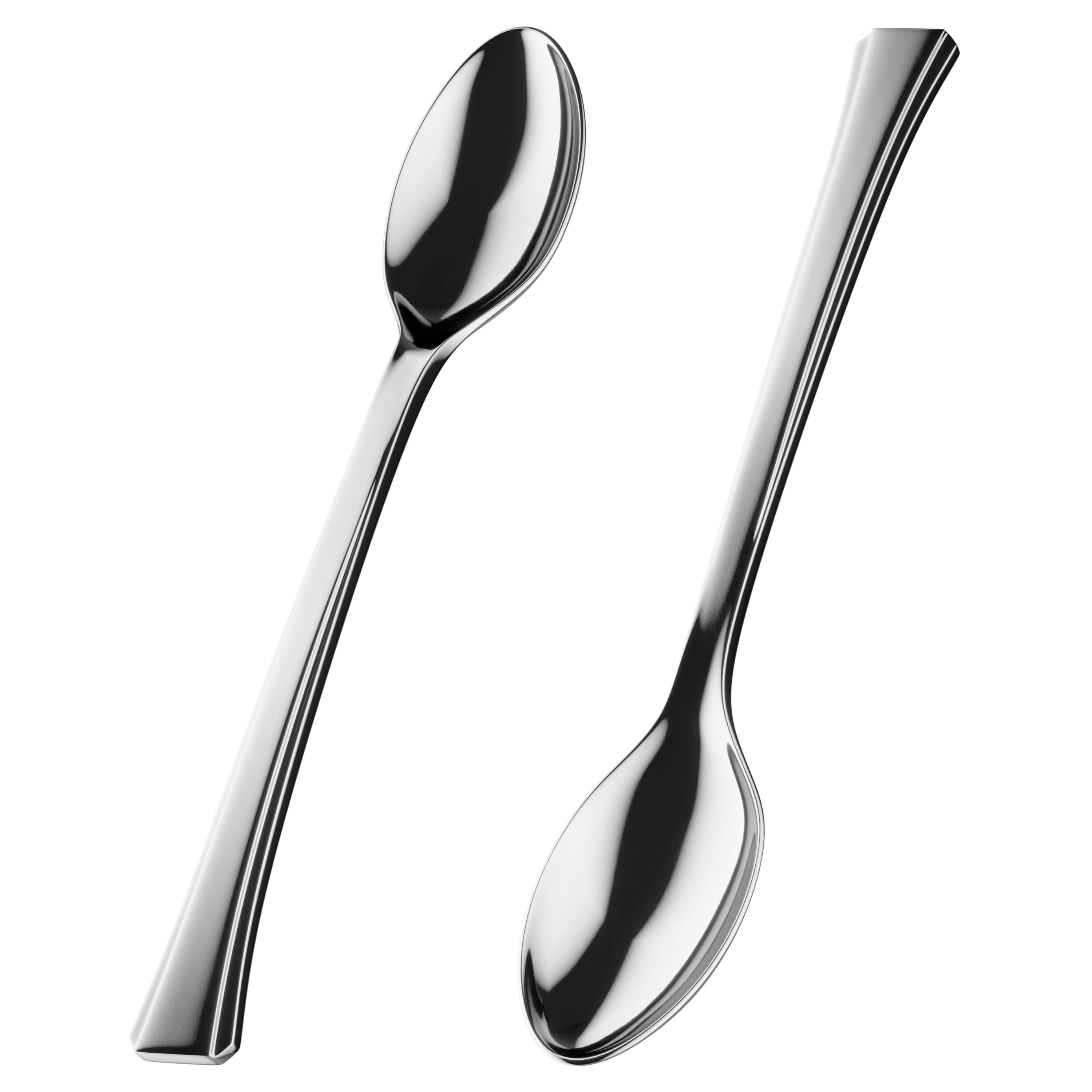 Exquisite Silver Plastic Tasting Spoons 100 Count