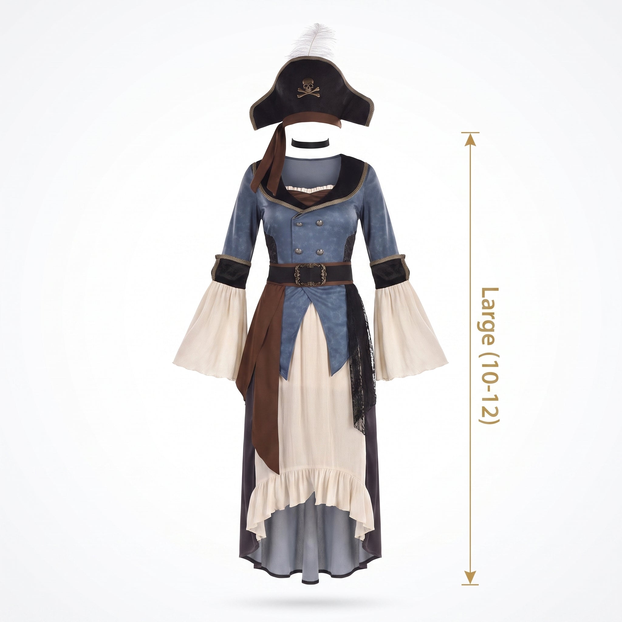 Elegant Posh Pirate Women's Halloween Costume