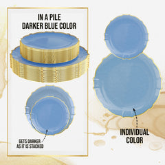 Spring Lake/Gold Petal Plates - Combo Pack 20/20