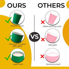 9 Oz. Emerald Green Paper Cups | Case of 1000