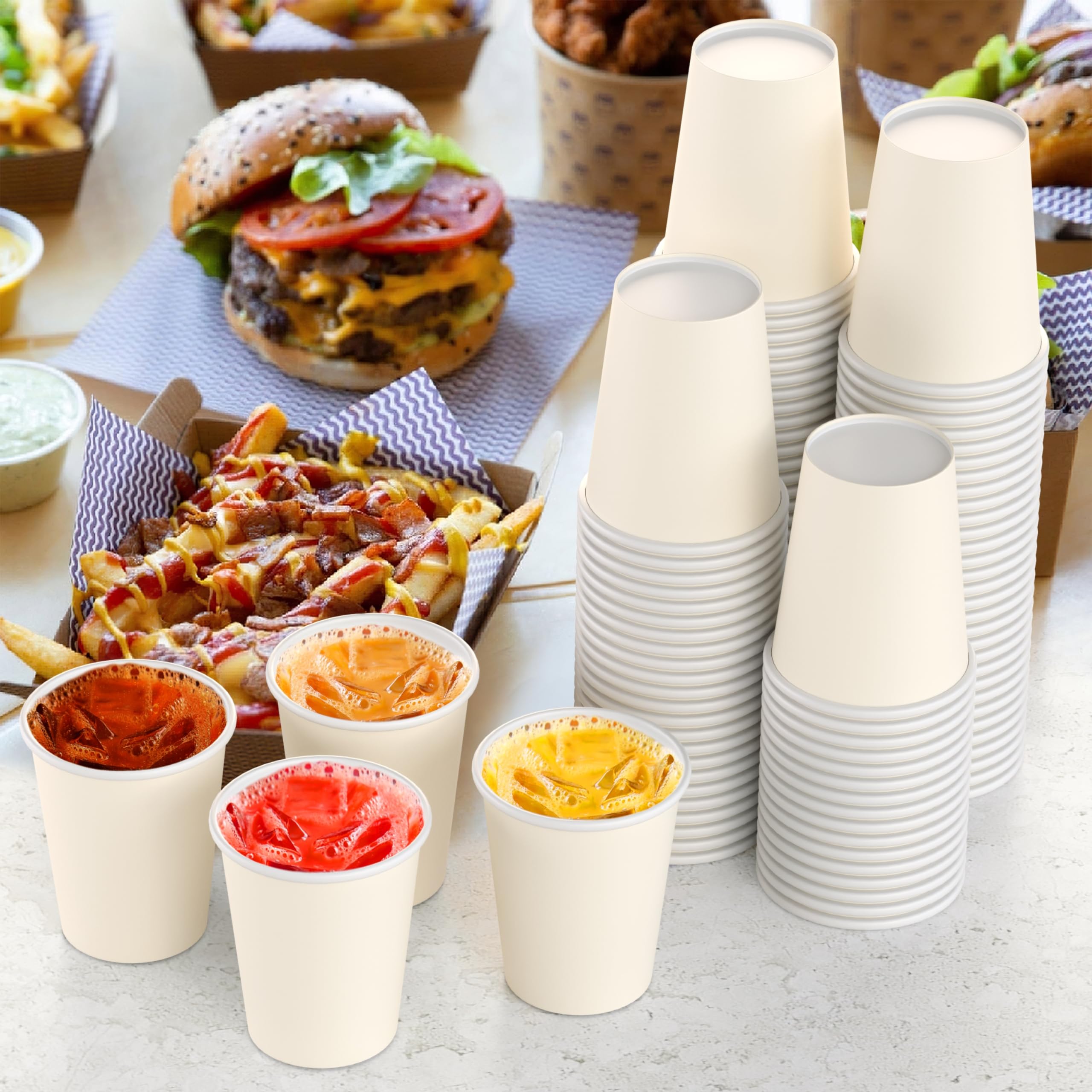 9 Oz. Ivory Paper Cups | Case of 1000