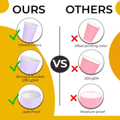 9 Oz. Lavender Paper Cups | Case of 1000