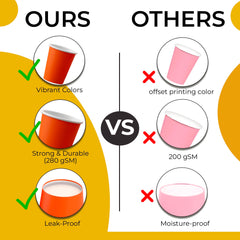 9 Oz. Orange Paper Cups | Case of 1000