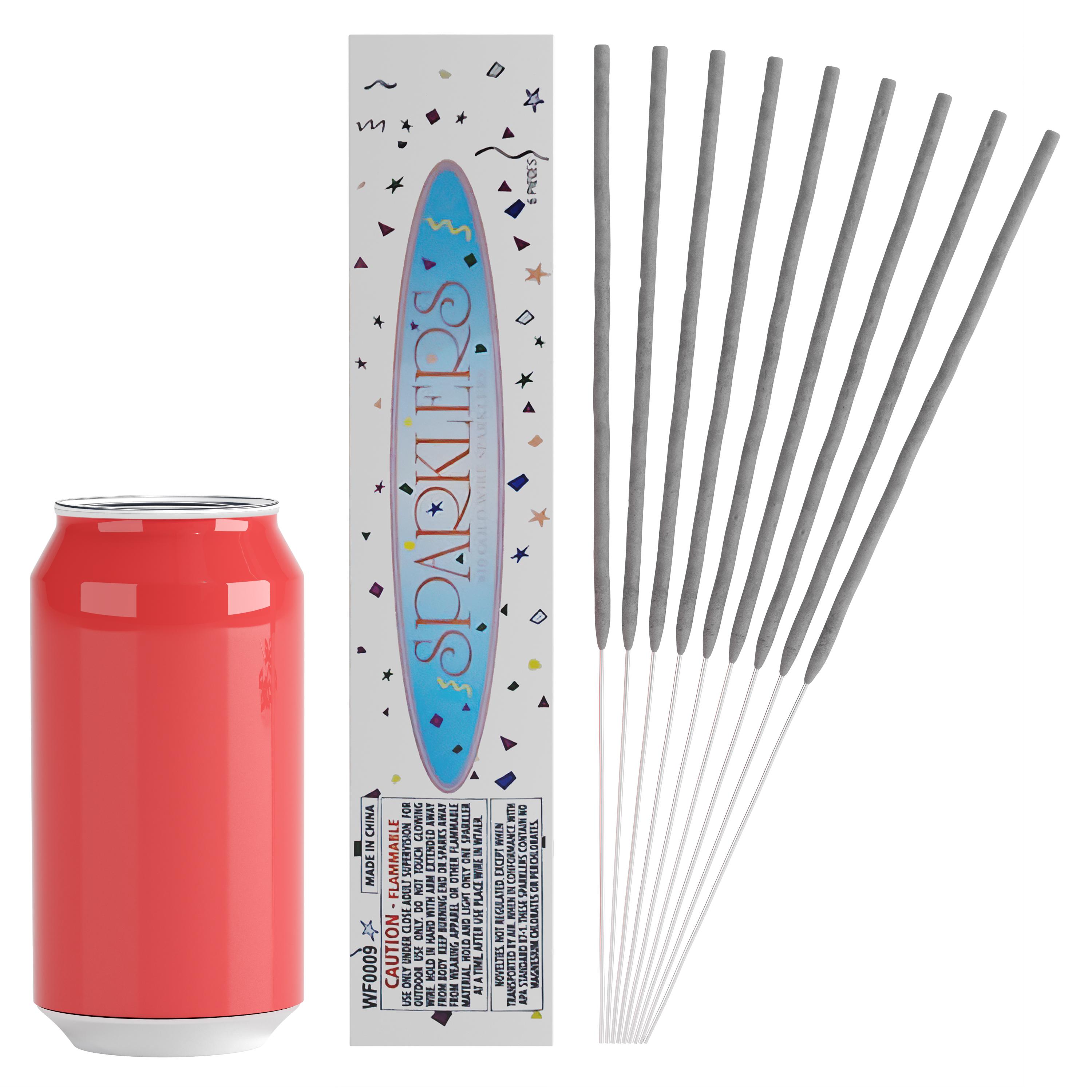 8 in. Gold Wire Sparklers | 72 Count