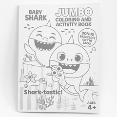 Baby Shark Jumbo Coloring & Activity Book - 32 Pages of Fun