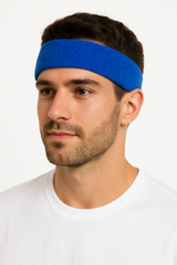 Marine Blue Team Spirit Sweatband