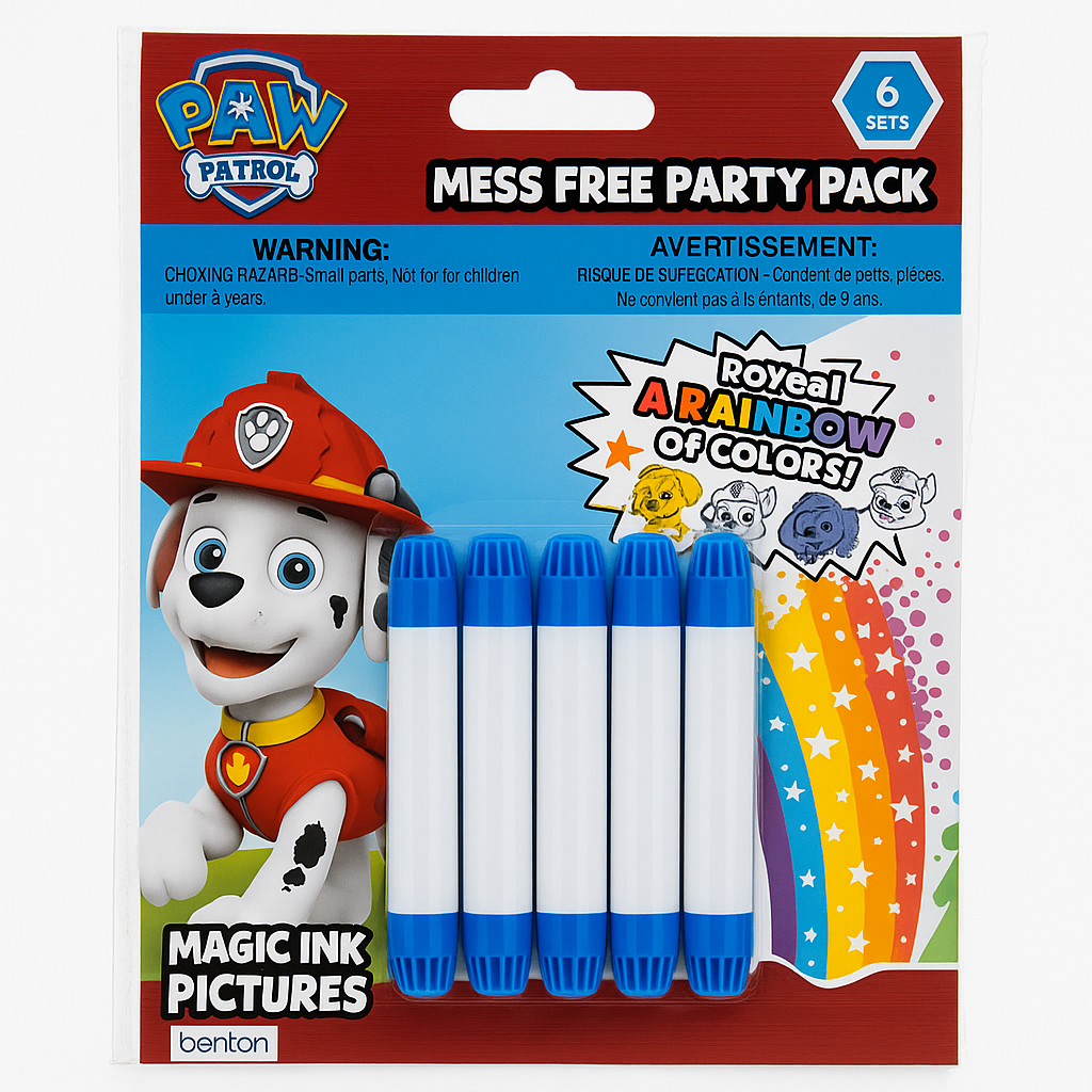 PAW Patrol Imagine Ink Mess-Free Party Pack - 6-Pack