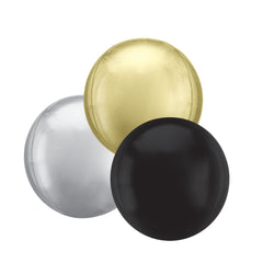 Luxe Orbz Metallic Balloon Trio